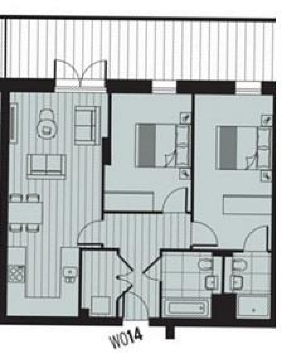 Floorplan for Hurst Street, Birmingham